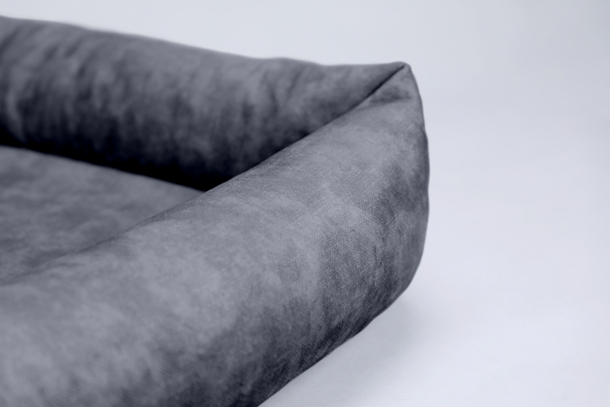 Dog bed with sides | 2-sided | GRAPHITE GREY | animalistus