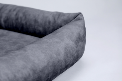 Dog bed with sides | 2-sided | GRAPHITE GREY | animalistus