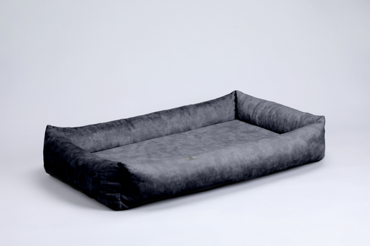 Dog bed with sides | 2-sided | GRAPHITE GREY | animalistus