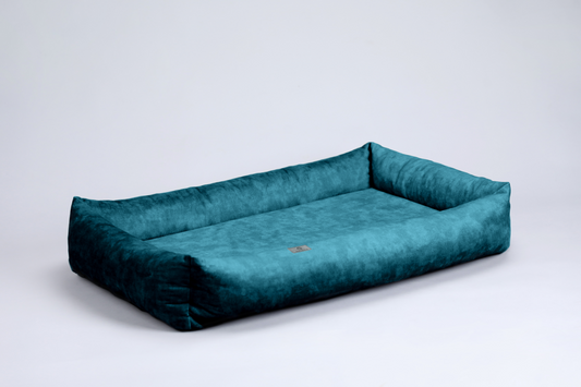 Dog bed with sides | 2-sided | OCEAN GREEN | animalistus