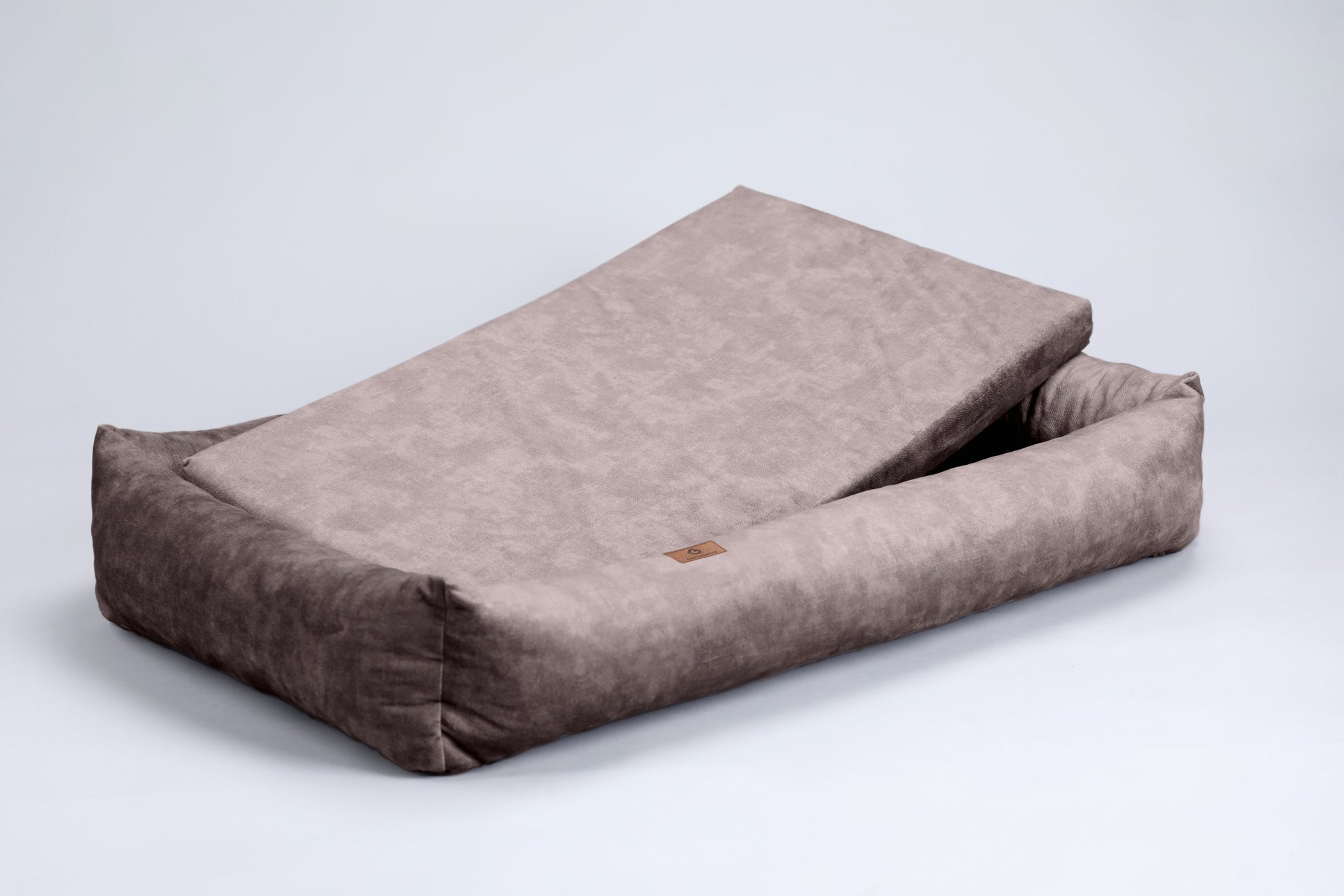 Dog bed with sides | 2-sided | TAUPE | animalistus