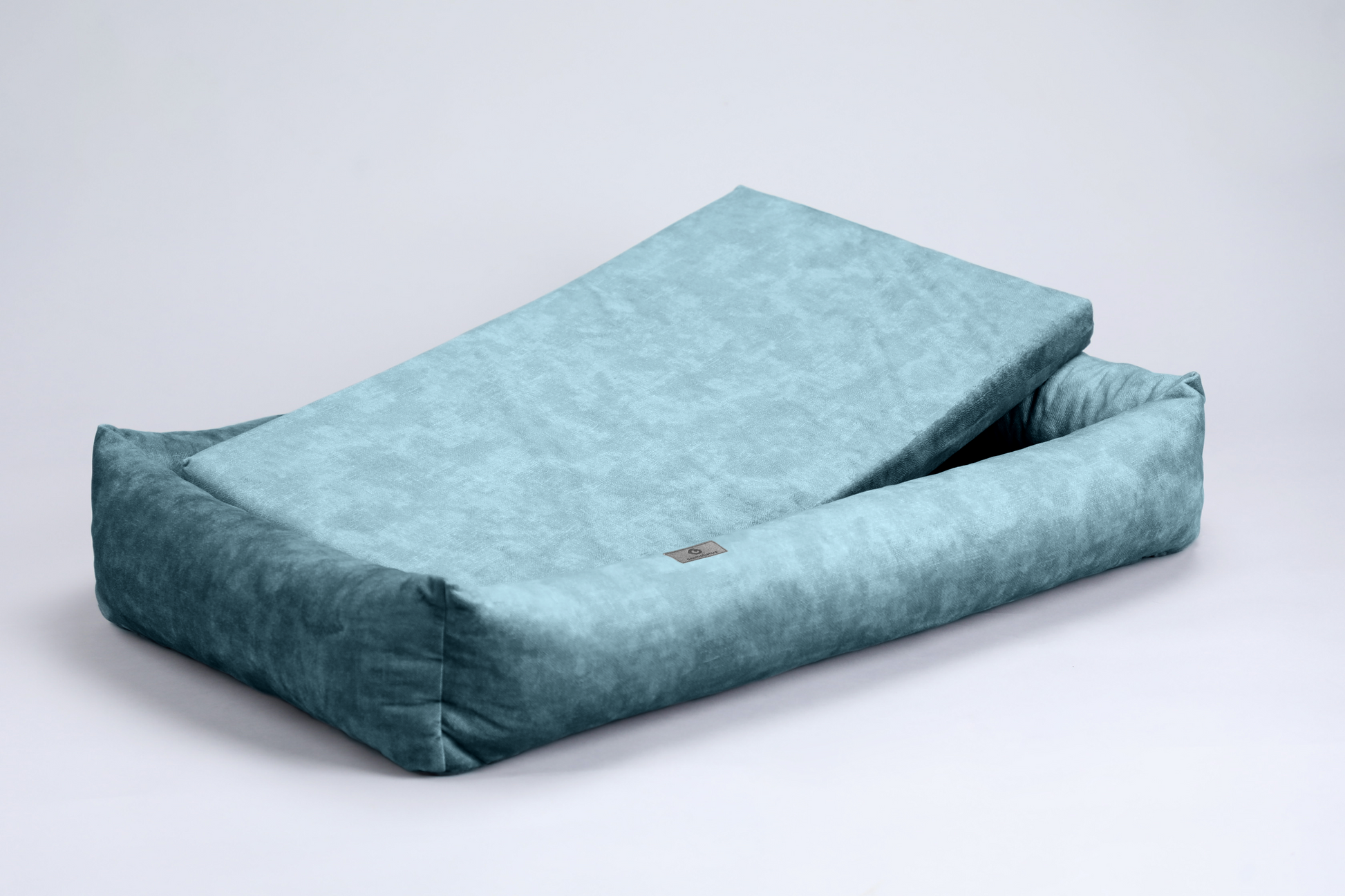 Dog bed with sides | 2-sided | DUSTY GREEN | animalistus