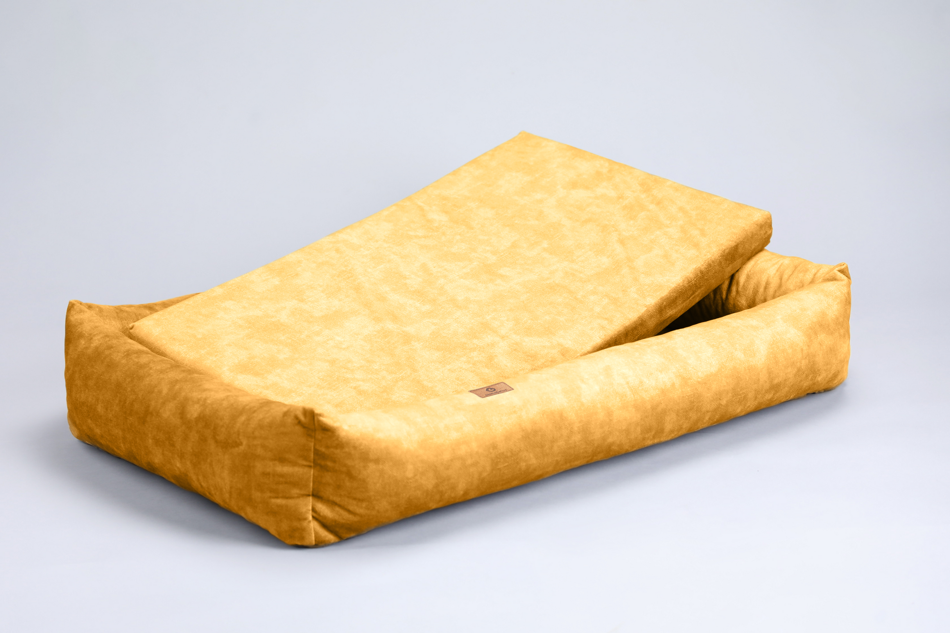 Dog bed with sides | 2-sided | AMBER YELLOW | animalistus