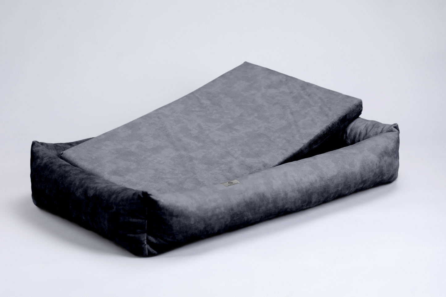 Dog bed with sides | 2-sided | GRAPHITE GREY | animalistus