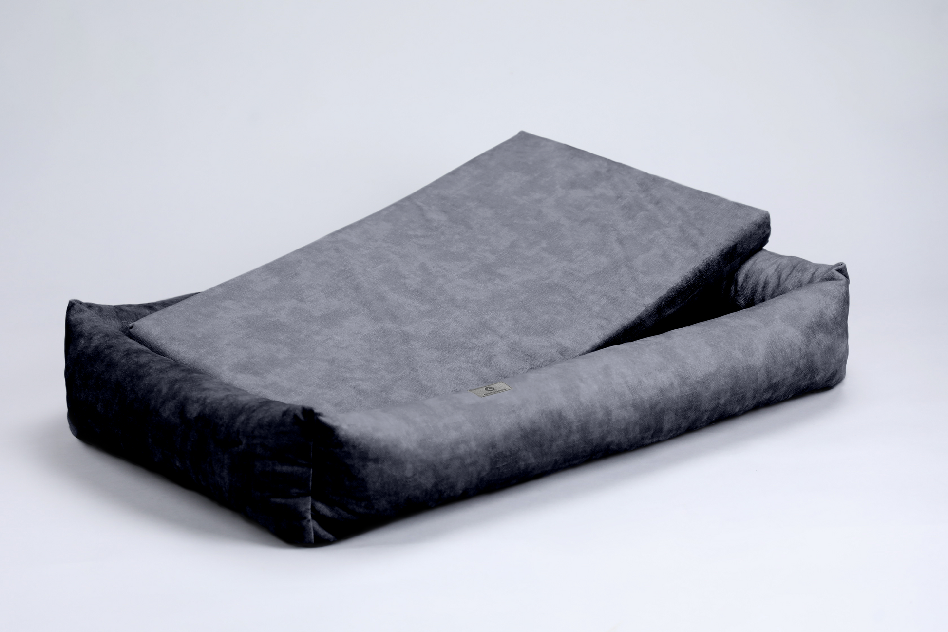 Dog bed with sides | 2-sided | GRAPHITE GREY | animalistus