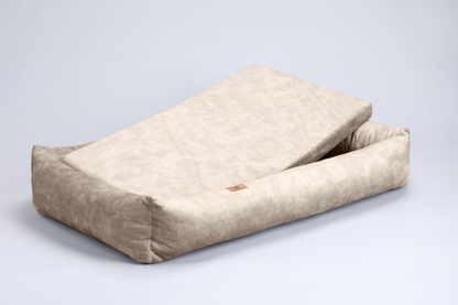 Dog bed with sides | 2-sided | BEIGE | animalistus