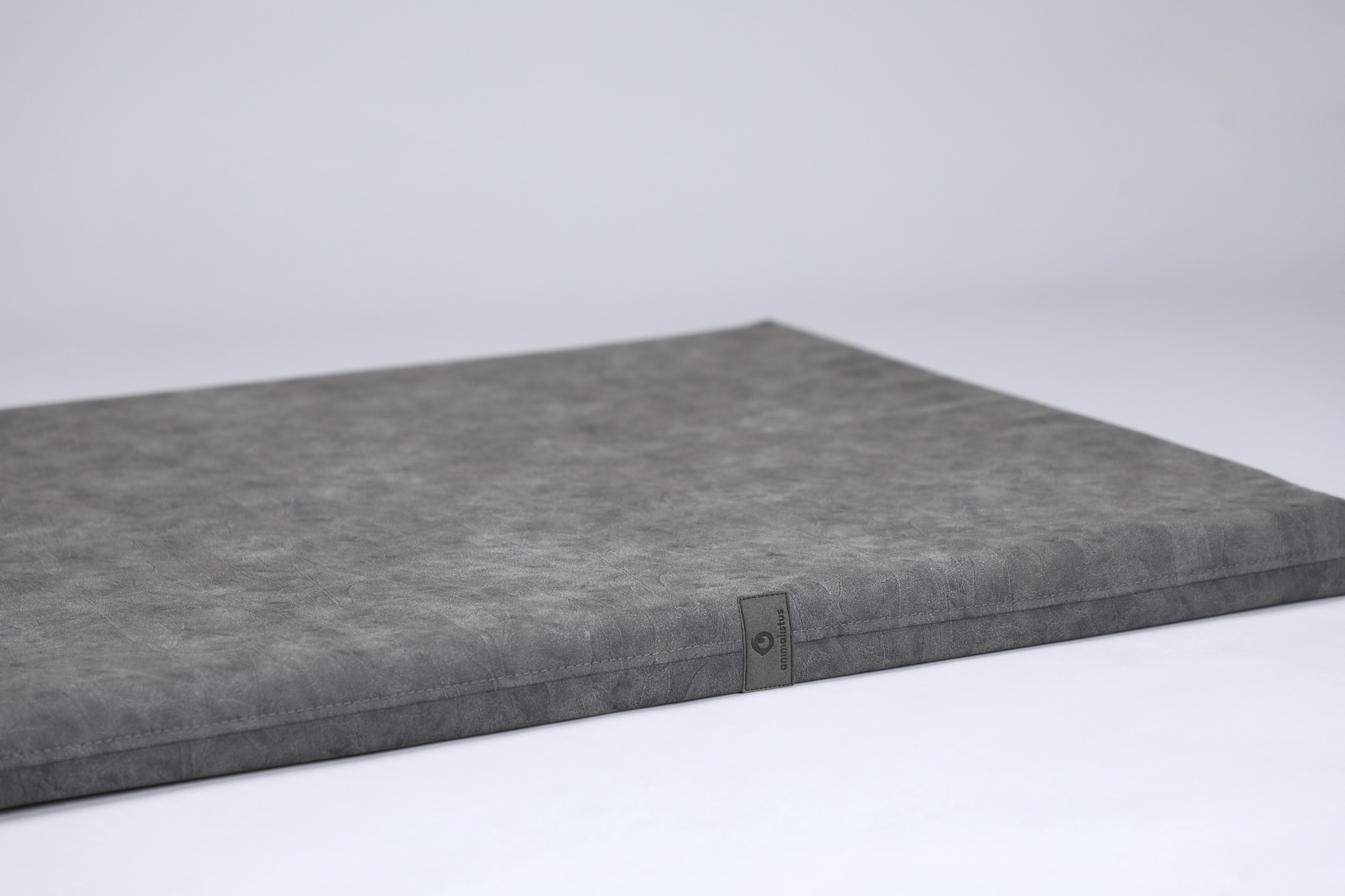 Dog crate mattress | Travel dog bed | 2-sided | Water resistant | IRON GREY | animalistus