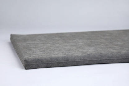Dog crate mattress | Travel dog bed | 2-sided | Water resistant | IRON GREY - premium dog goods handmade in Europe by My Wild Other