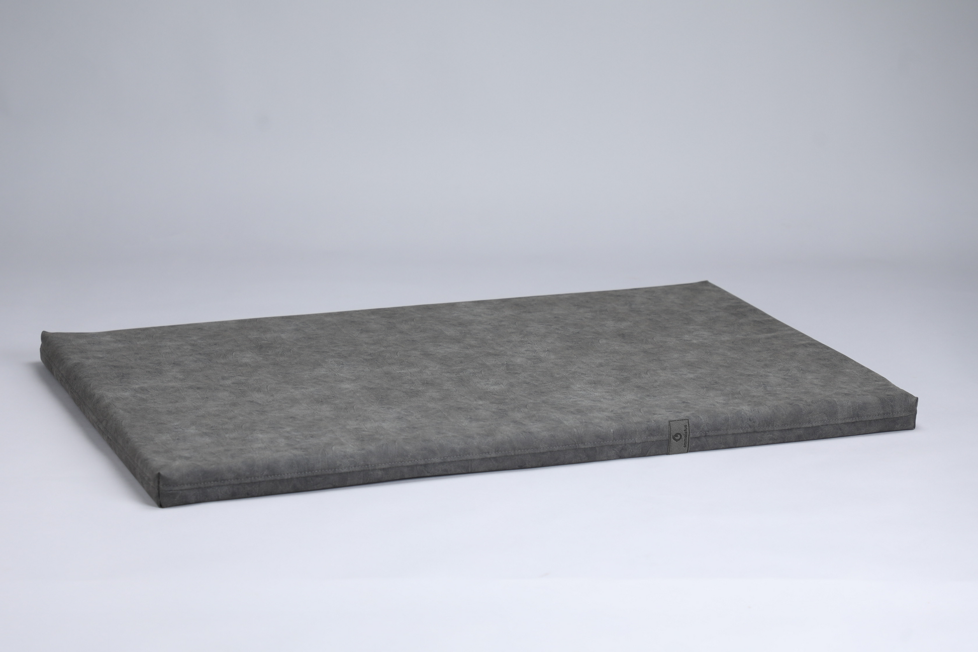 Dog crate mattress | Travel dog bed | 2-sided | Water resistant | IRON GREY | animalistus