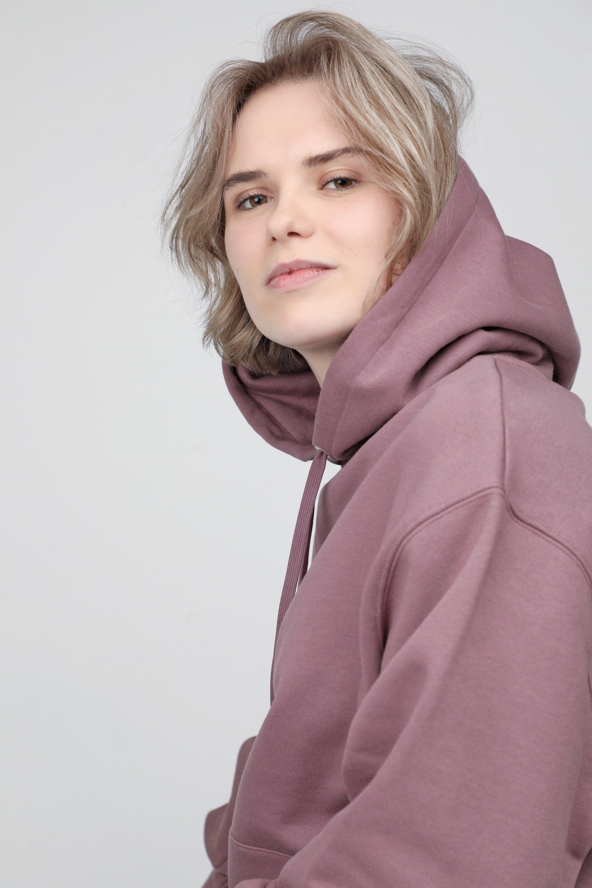 Yoga dog | Hoodie with dog. Oversize fit | Unisex - premium dog goods handmade in Europe by animalistus