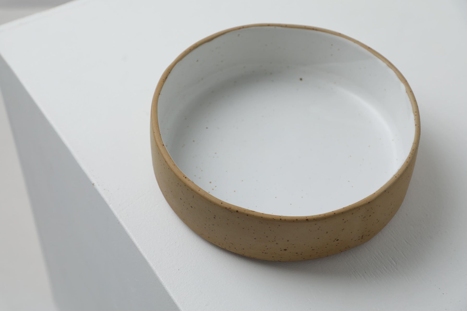 Raw+White HANDMADE CERAMIC dog bowls - premium dog goods handmade in Europe by My Wild Other