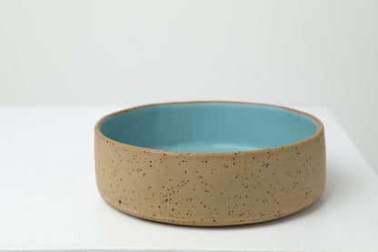 Handmade ceramic dog bowls | RAW+TURQUOISE - premium dog goods handmade in Europe by animalistus