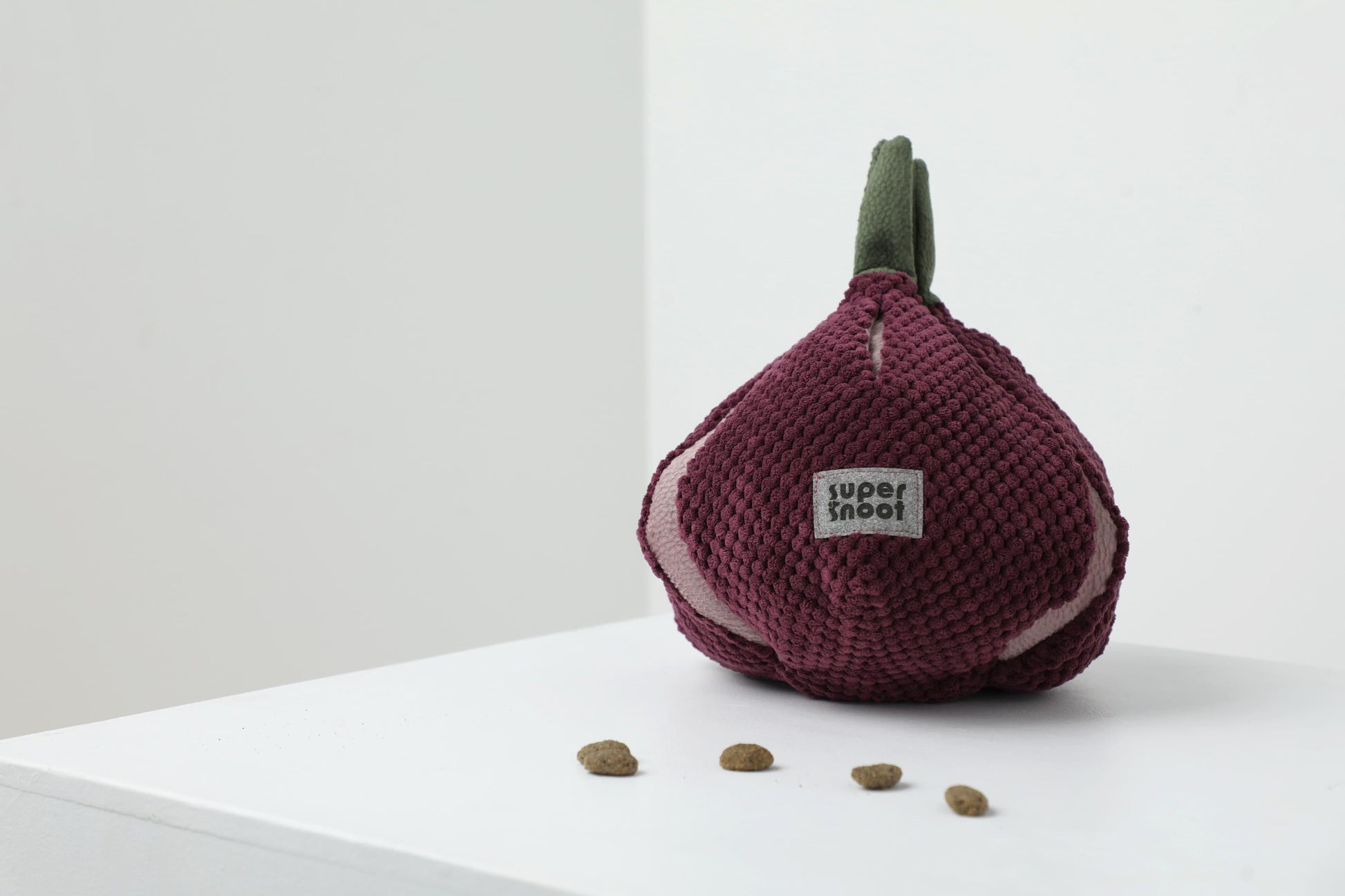 Interactive dog toy SUPERSNOOT Onion. Handmade, 6 pockets - premium dog goods handmade in Europe by My Wild Other