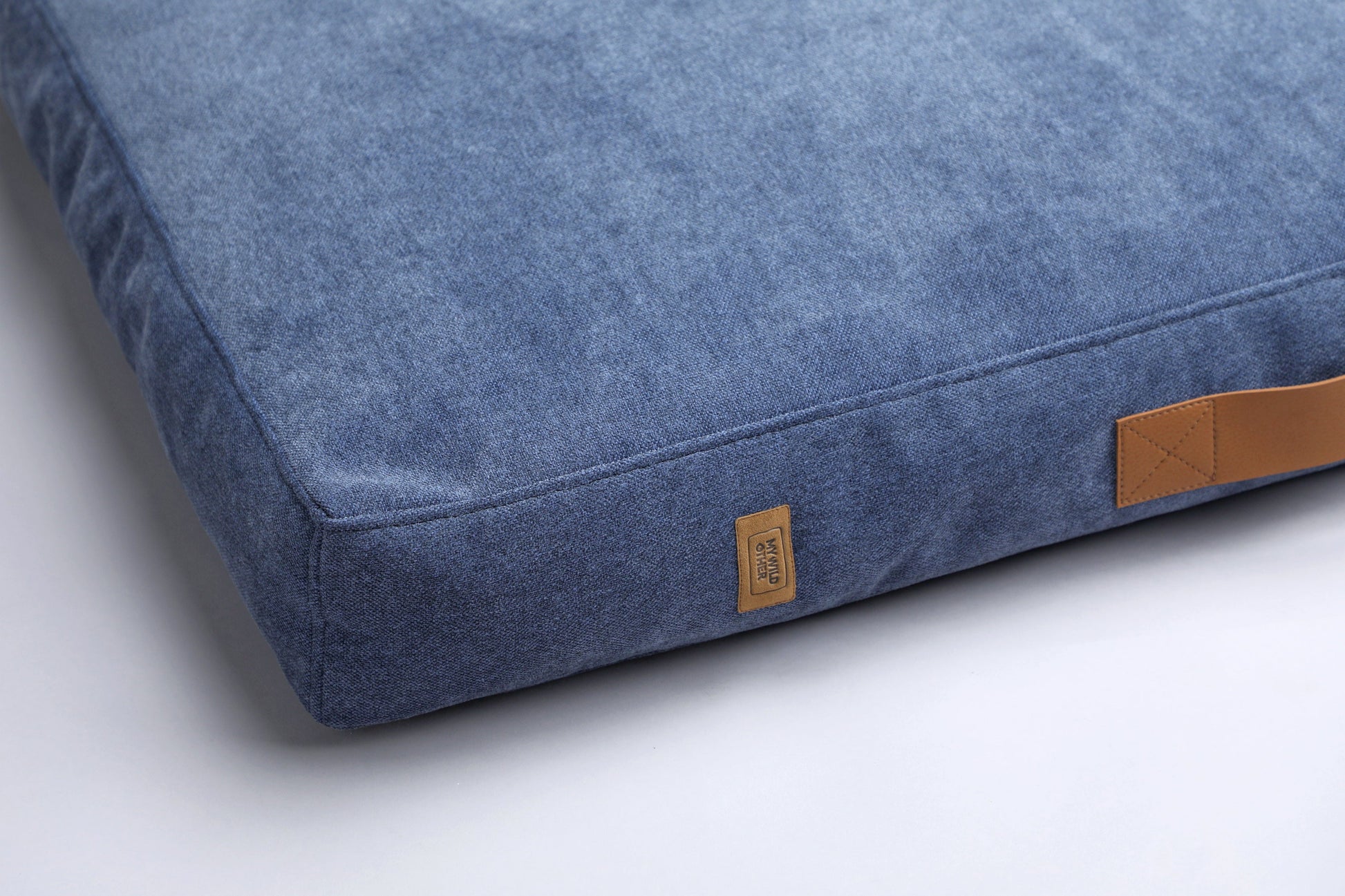 XL only | Scandinavian design dog bed | 2-sided | STEEL BLUE by My Wild Other