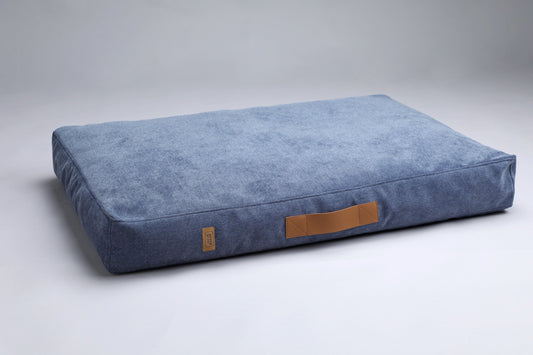 XL only | Scandinavian design dog bed | 2-sided | STEEL BLUE by My Wild Other
