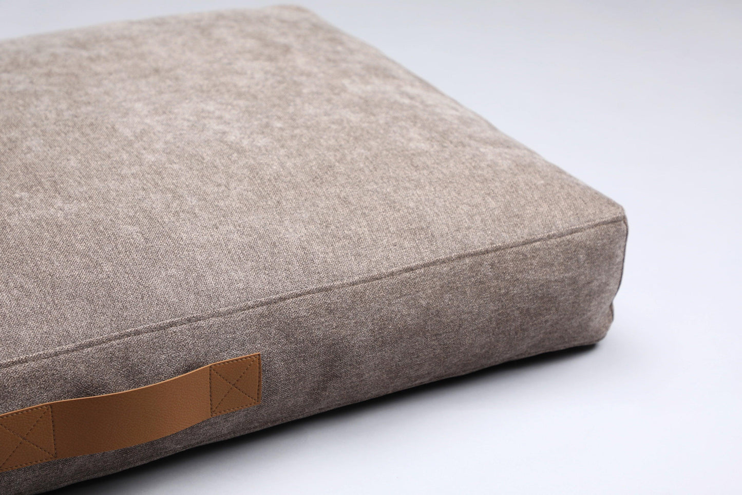 Scandinavian design dog bed | LuxSoft | 2-sided | COFFEE BROWN | animalistus