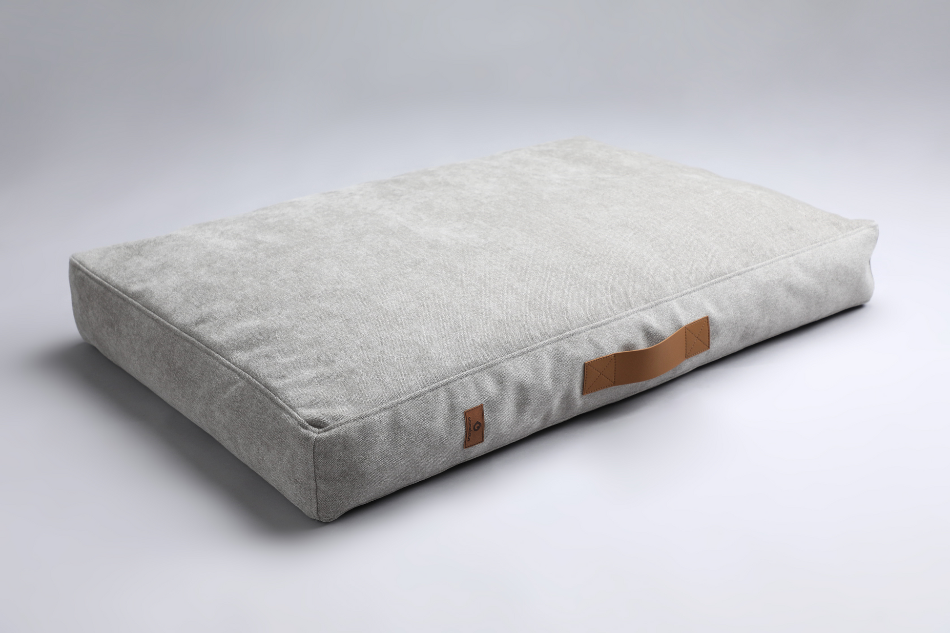 Scandinavian design dog bed | LuxSoft | 2-sided | LIGHT BEIGE | animalistus