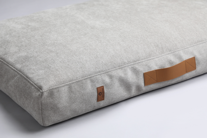 Scandinavian design dog bed | LuxSoft | 2-sided | LIGHT BEIGE | animalistus
