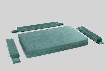 Transformer dog bed | ComfySupport+ | 2-sided | MINT GREEN | animalistus