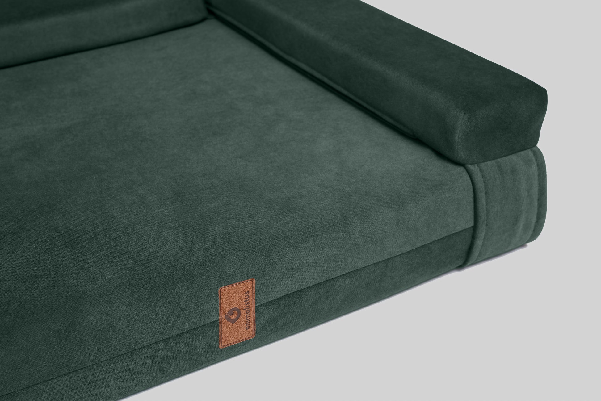 Transformer dog bed | ComfySupport+ | 2-sided | MOSS GREEN | animalistus