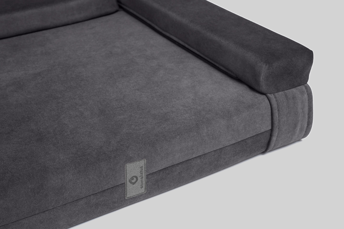 Transformer dog bed | ComfySupport+ | 2-sided | STEEL GREY | animalistus