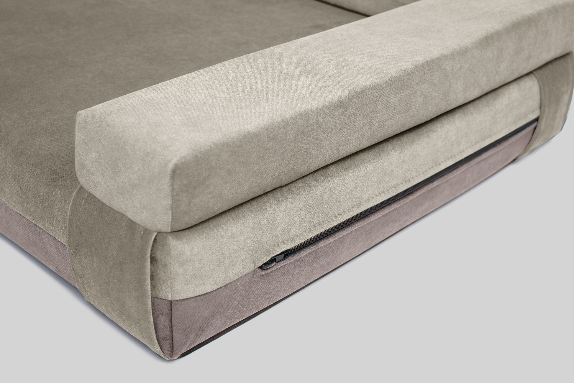 Transformer dog bed | ComfySupport+ | 2-sided | BEIGE+TAUPE | animalistus
