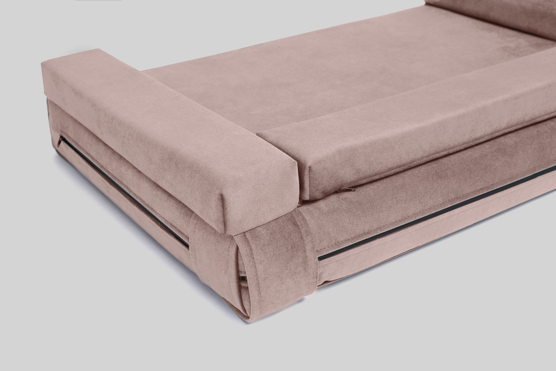 Transformer dog bed | ComfySupport+ | 2-sided | FLAMINGO PINK | animalistus