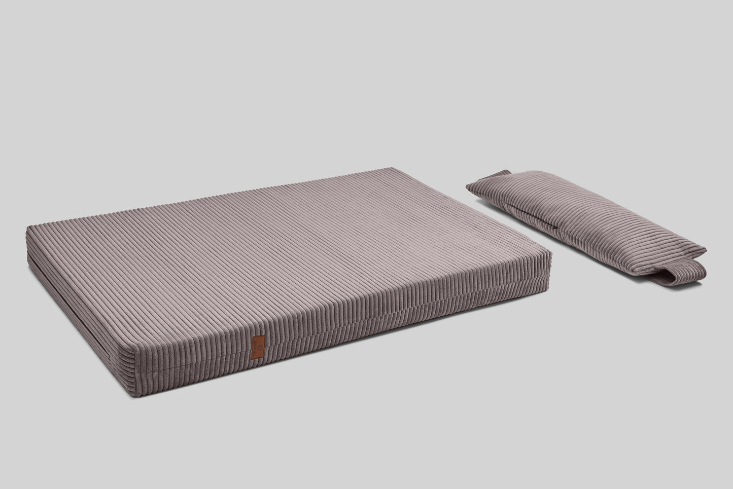 Corduroy dog bed | ComfySupport+ | 2-sided | CLOUD GREY
