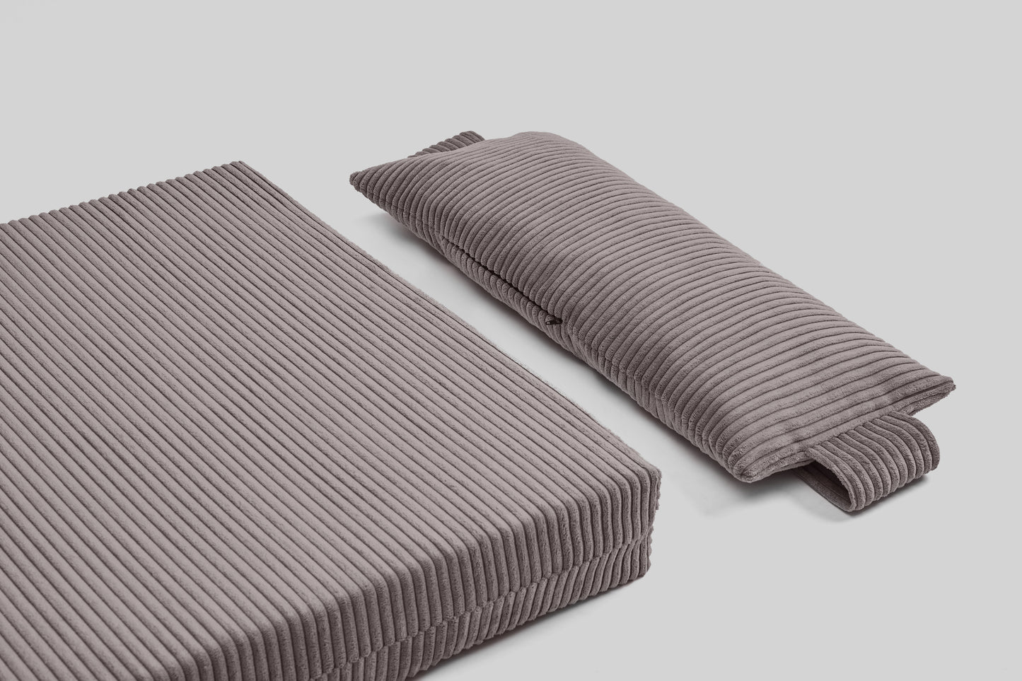 Corduroy dog bed | ComfySupport+ | 2-sided | CLOUD GREY