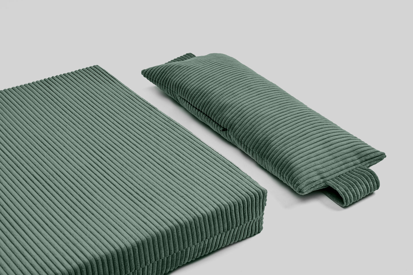 Corduroy dog bed | ComfySupport+ | 2-sided | FOREST GREEN