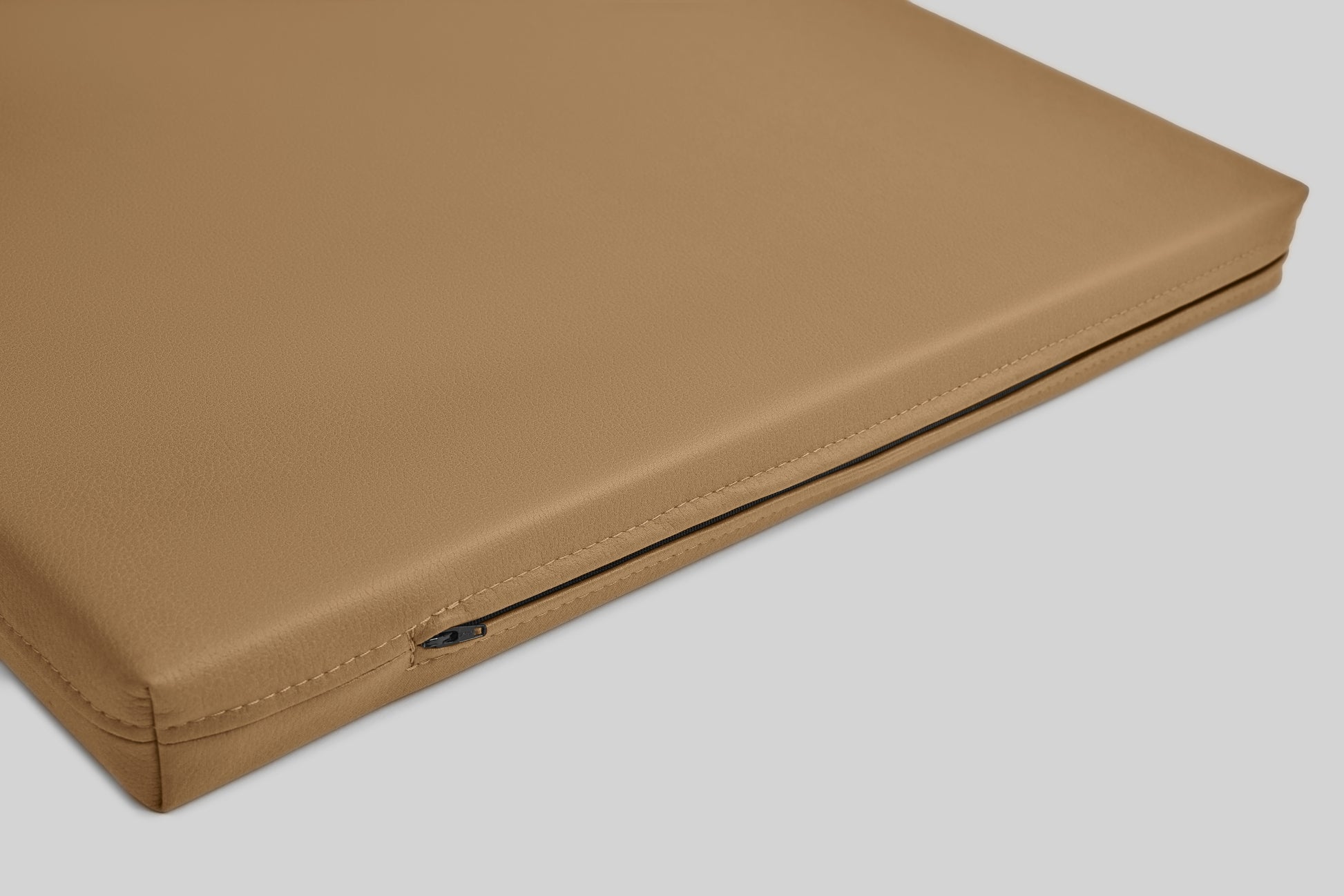 Dog crate mattress | Travel dog bed | 2-sided | Leather-look | COPPER BROWN | animalistus