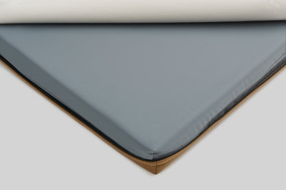 Dog crate mattress | Travel dog bed | 2-sided | Leather-look | COPPER BROWN | animalistus