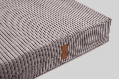 Corduroy dog bed | ComfySupport+ | 2-sided | CLOUD GREY
