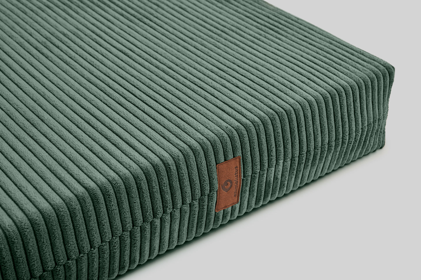 Corduroy dog bed | ComfySupport+ | 2-sided | FOREST GREEN