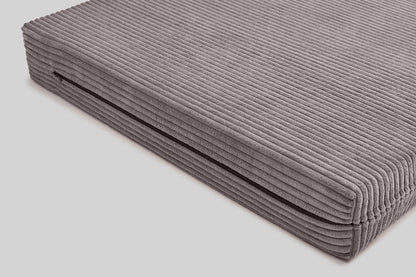 Corduroy dog bed | ComfySupport+ | 2-sided | CLOUD GREY