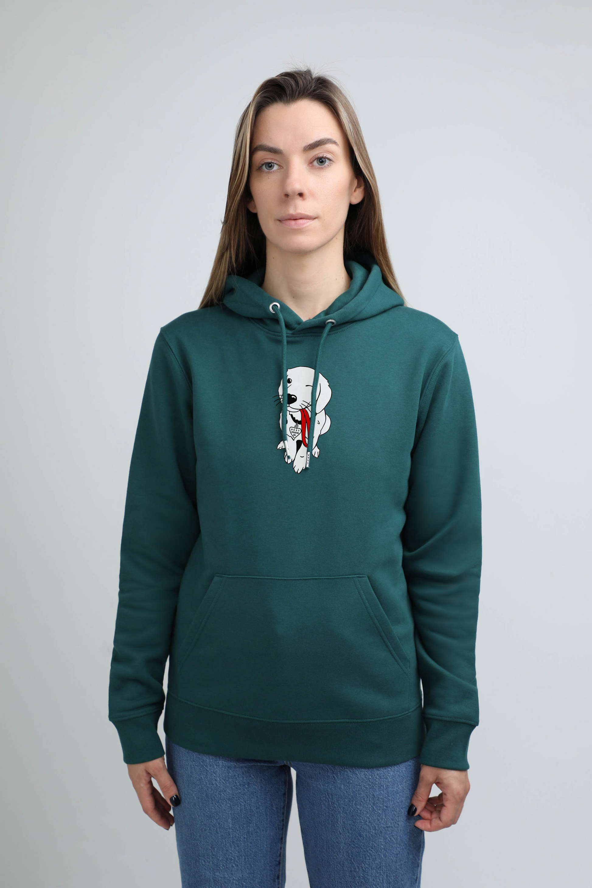 Best friend | Hoodie with dog. Regular fit | Unisex by My Wild Other