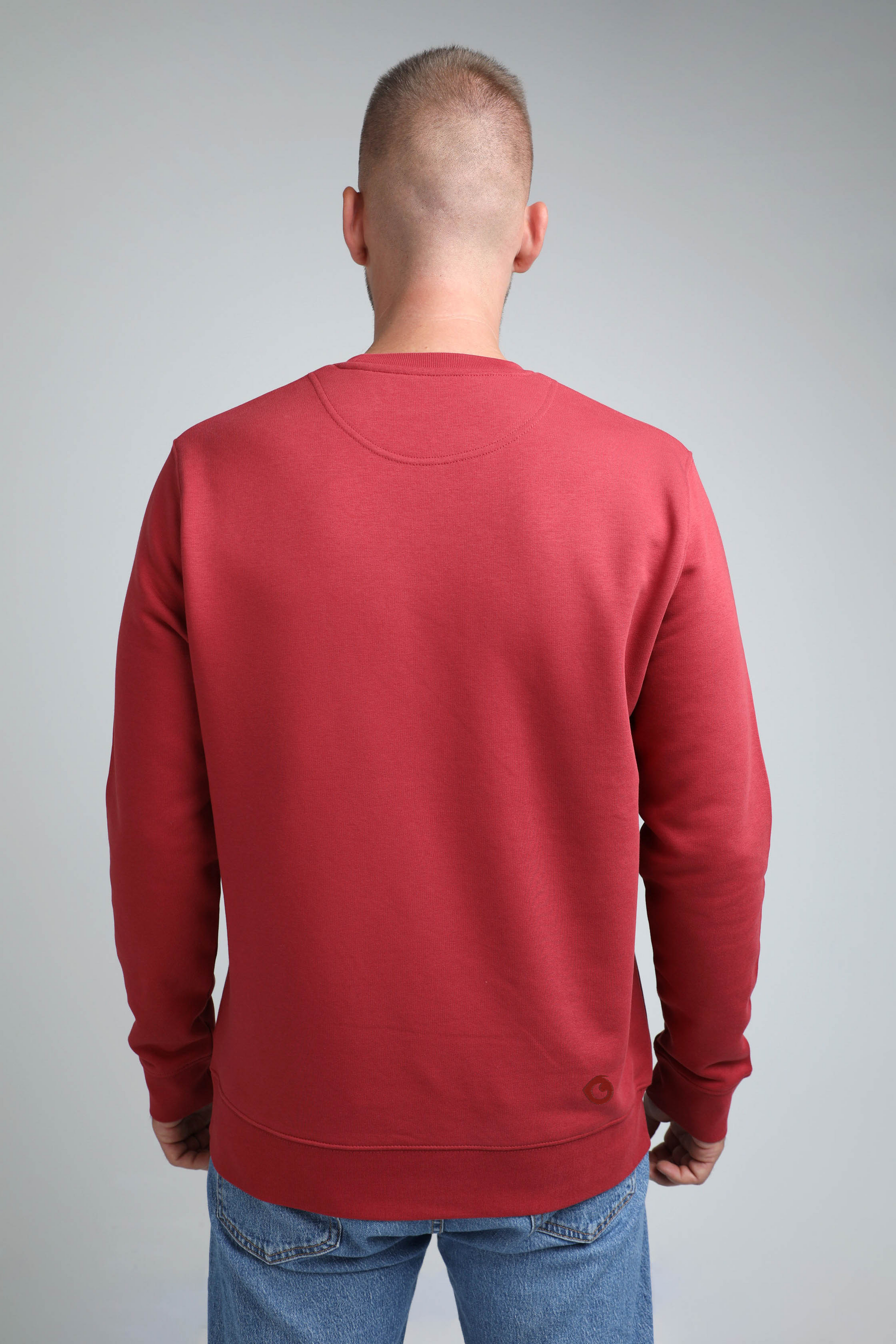 XL available only | Oh, hello there! | Crew neck sweatshirt with embroidered dog. Regular fit | Unisex | animalistus