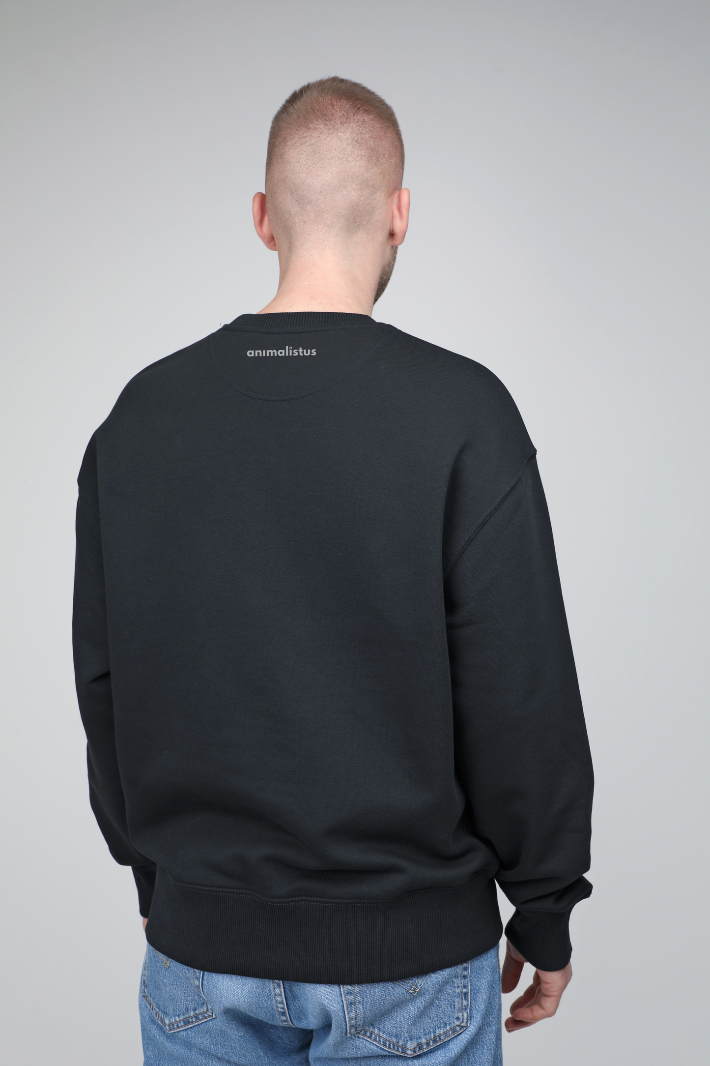 Sofa destroyer dog | Crew neck sweatshirt with dog. Oversize fit | Unisex | animalistus