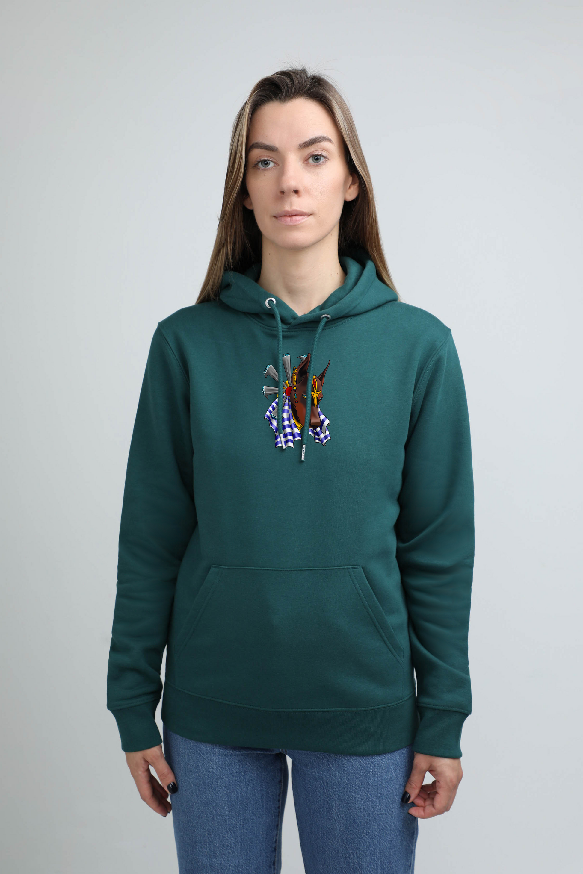 Egyptian dog | Hoodie with dog. Regular fit | Unisex by My Wild Other