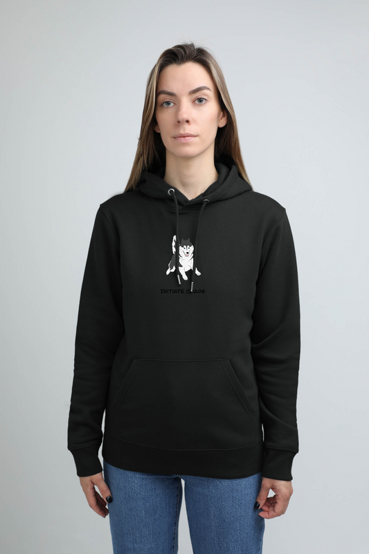 Chaos dog | Hoodie with dog. Regular fit | Unisex by My Wild Other