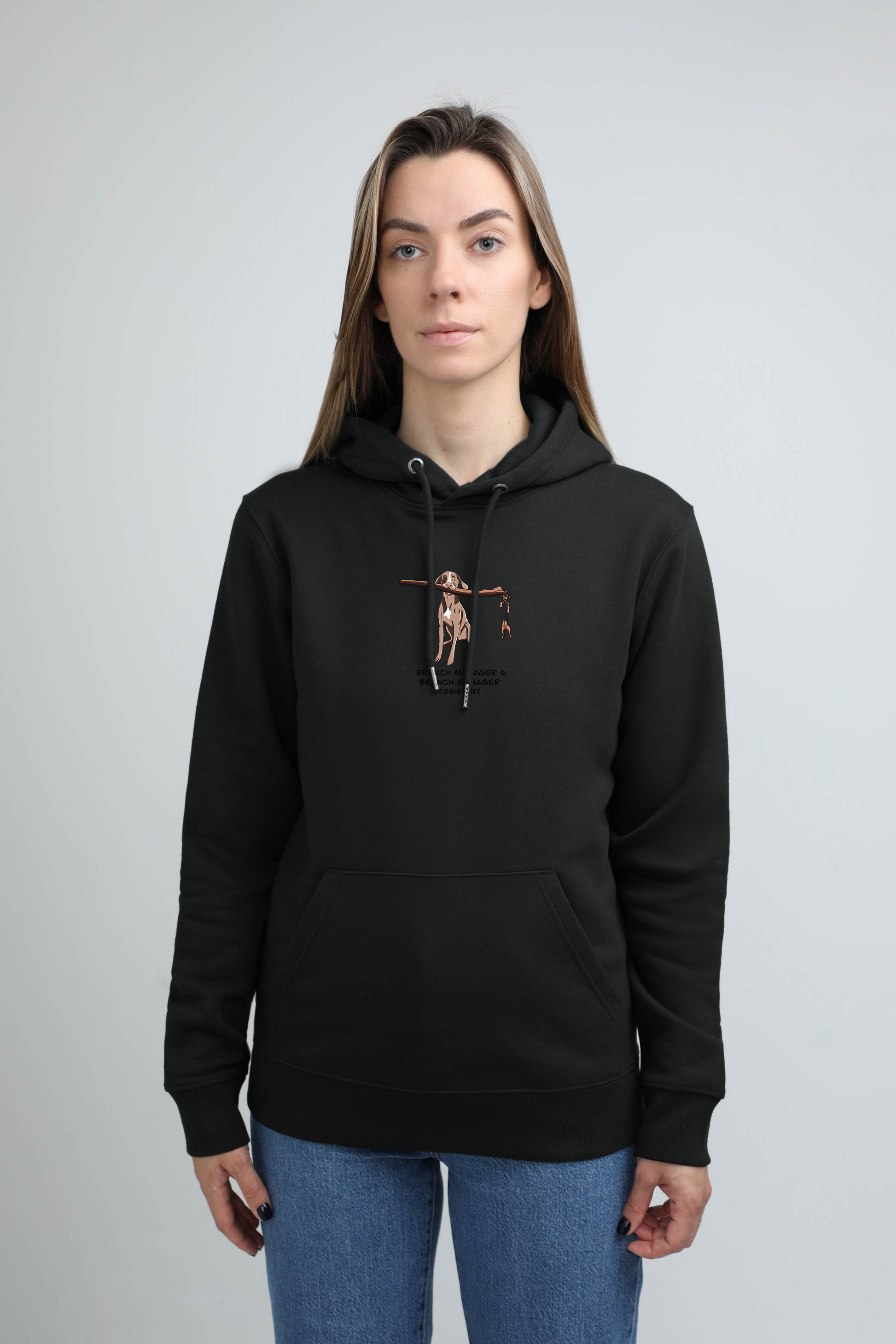 Manager dog | Hoodie with dog. Regular fit | Unisex by My Wild Other