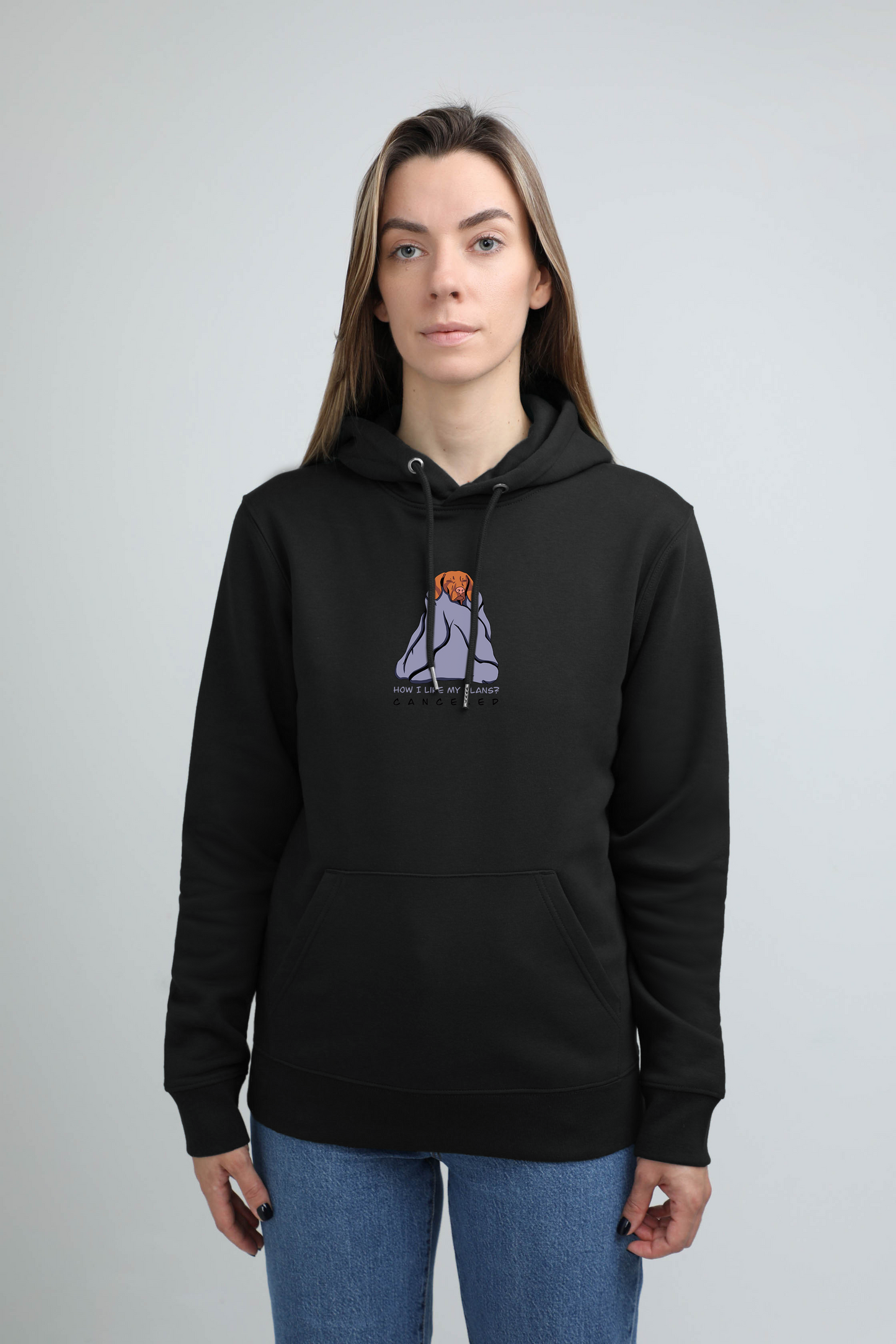 Cosy dog | Hoodie with dog. Regular fit | Unisex by My Wild Other
