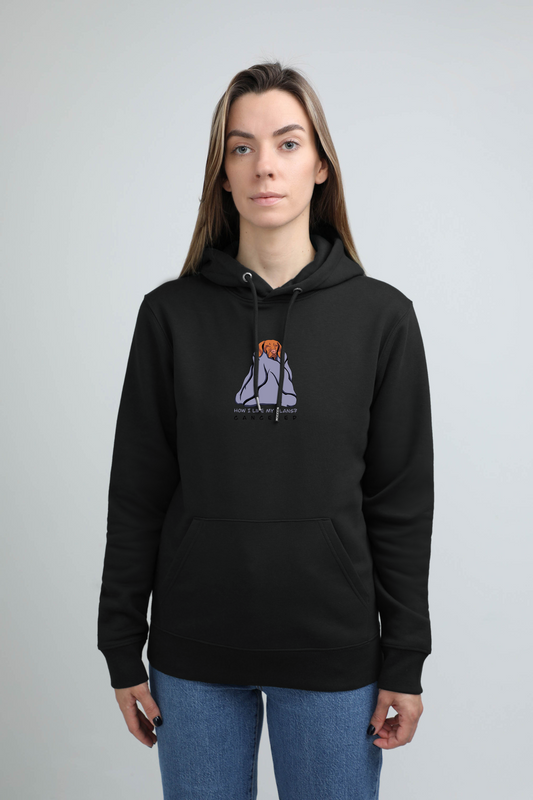 Cosy dog | Hoodie with dog. Regular fit | Unisex | animalistus