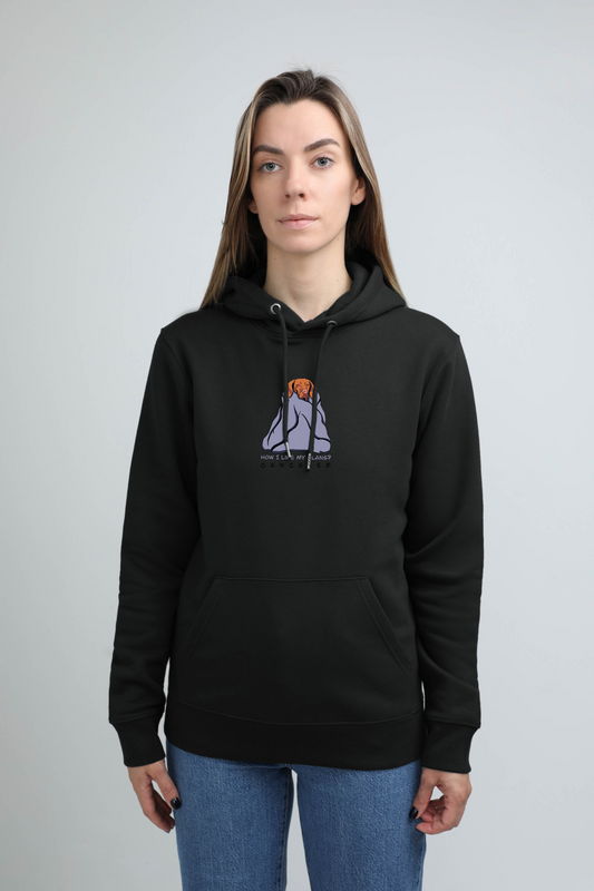 Cosy dog | Hoodie with dog. Regular fit | Unisex - premium dog goods handmade in Europe by animalistus