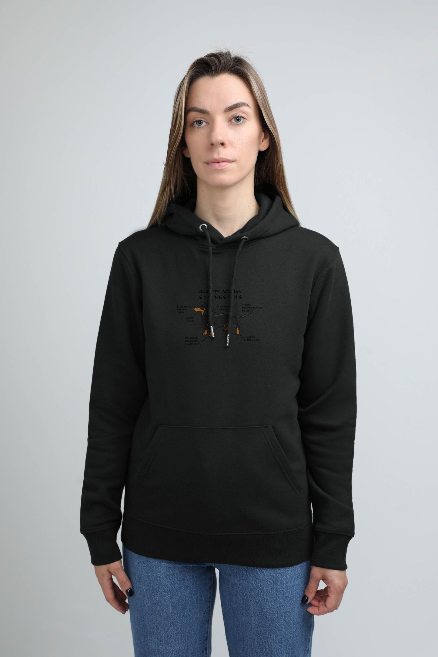 Automotive dog | Hoodie with dog. Regular fit | Unisex | animalistus
