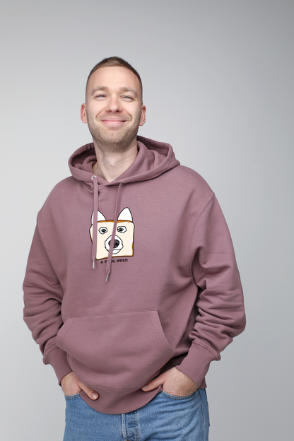 Pure-bred dog | Hoodie with dog. Oversize fit | Unisex | animalistus