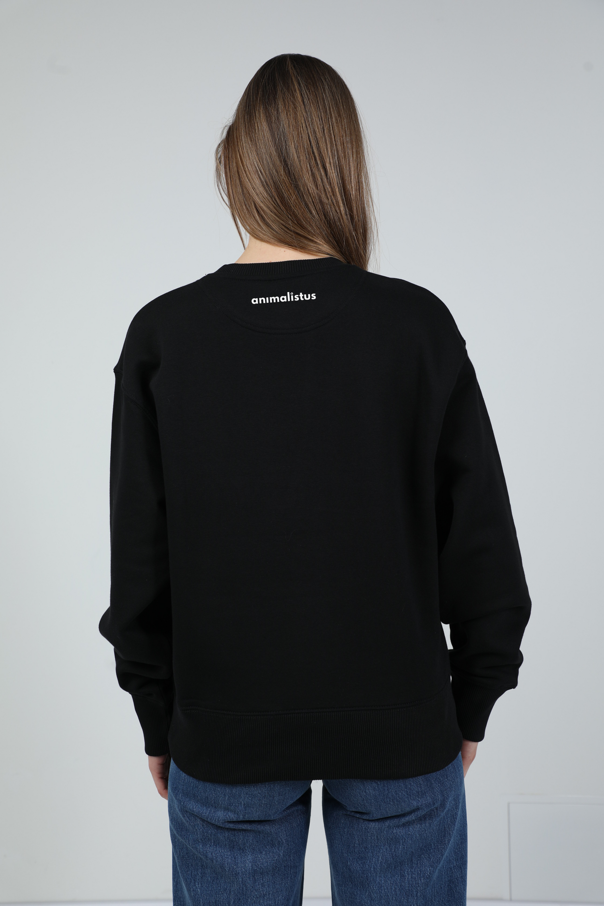Sofa destroyer dog | Crew neck sweatshirt with dog. Oversize fit | Unisex | animalistus