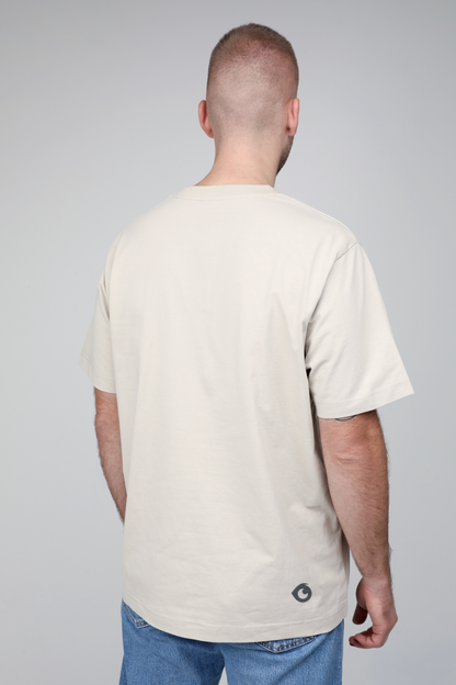 Under my watch | Heavyweight T-Shirt with embroidered dog. Oversized | Unisex | animalistus