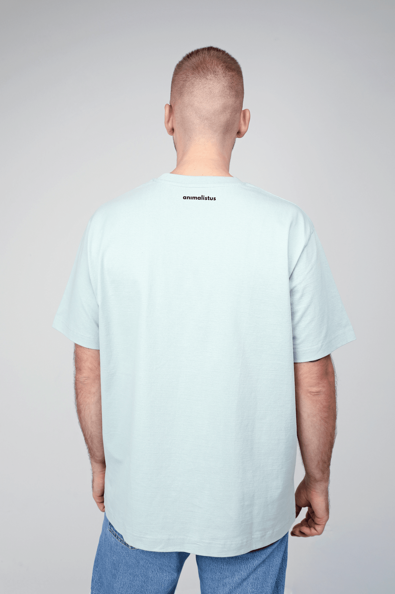 Pure-bred dog | Heavyweight T-Shirt with dog. Oversized | Unisex | animalistus