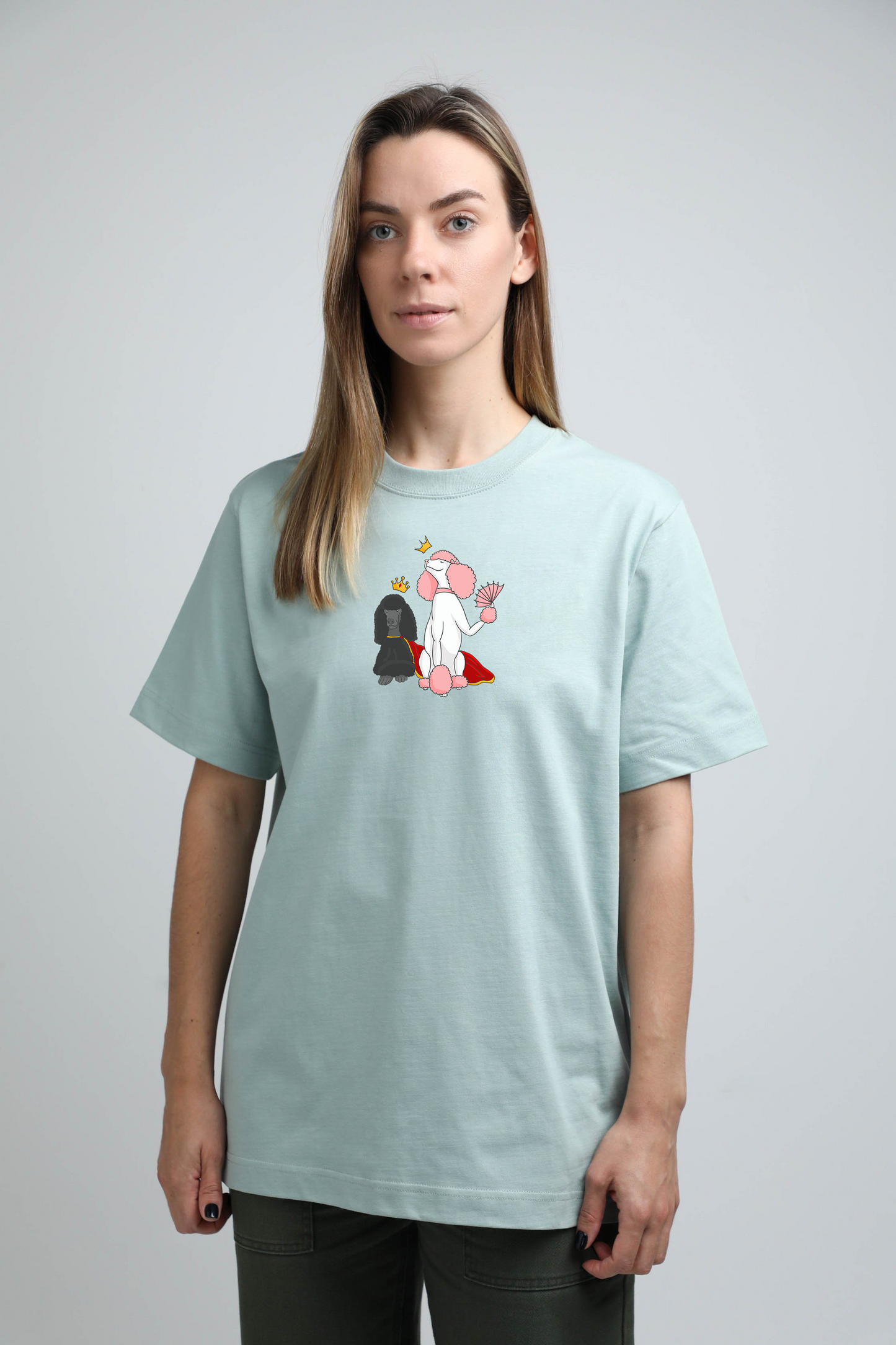 Royal dogs | Heavyweight T-Shirt with dogs. Oversized | Unisex by My Wild Other